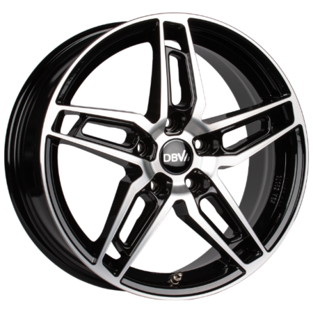 DBV 5DS 005 schwarz glänzend, front poliert