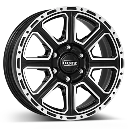 DOTZ Kalahari dark black/polished